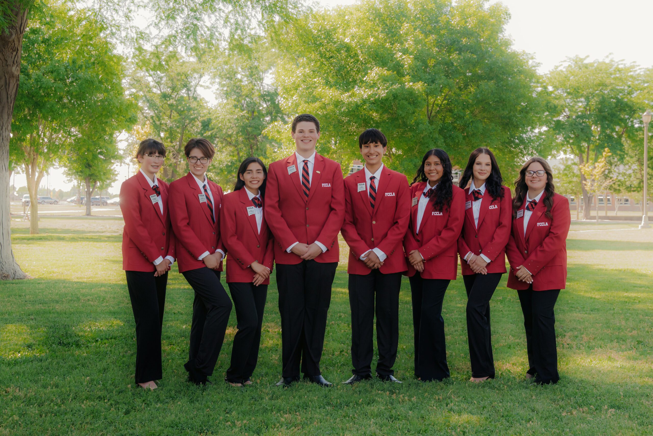 NMFCCLA State Officers Group Shot 1